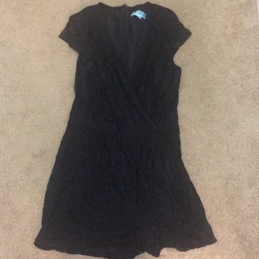 Black dress romper